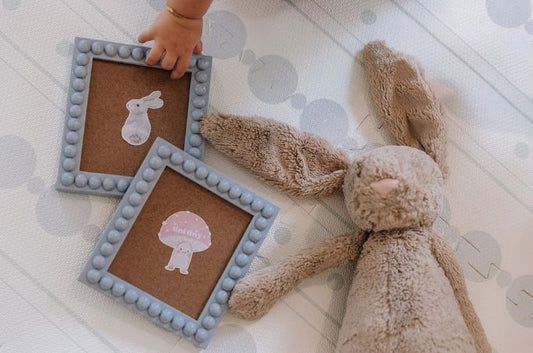 Tapetinho Collab Coolect - Blue Bubbles Stripes