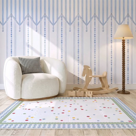 Tapete infantil Jade Tini Tiny no quarto de bebê — tapetinho de EVA premium