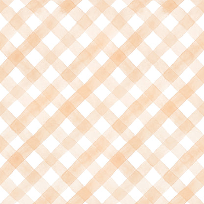 Tapetinho de EVA Diagonal Vichy Laranja Tini Tiny — tapete infantil premium feito no Brasil