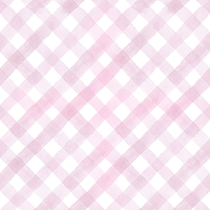 Tapetinho de EVA Diagonal Vichy Rosa Tini Tiny — tapete infantil premium feito no Brasil