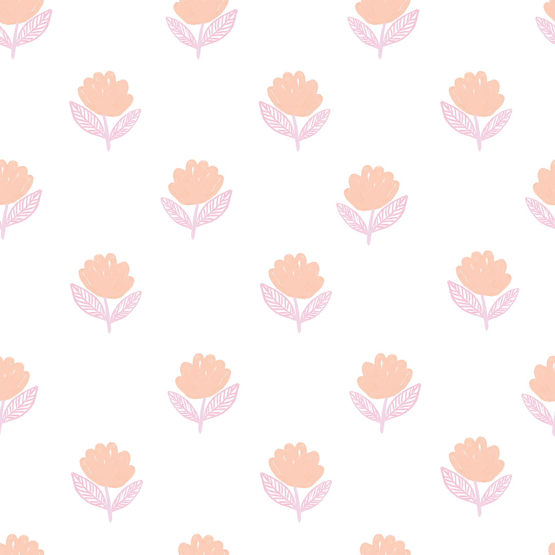 Tapetinho de EVA Flora Laranja Tini Tiny — tapete infantil premium feito no Brasil