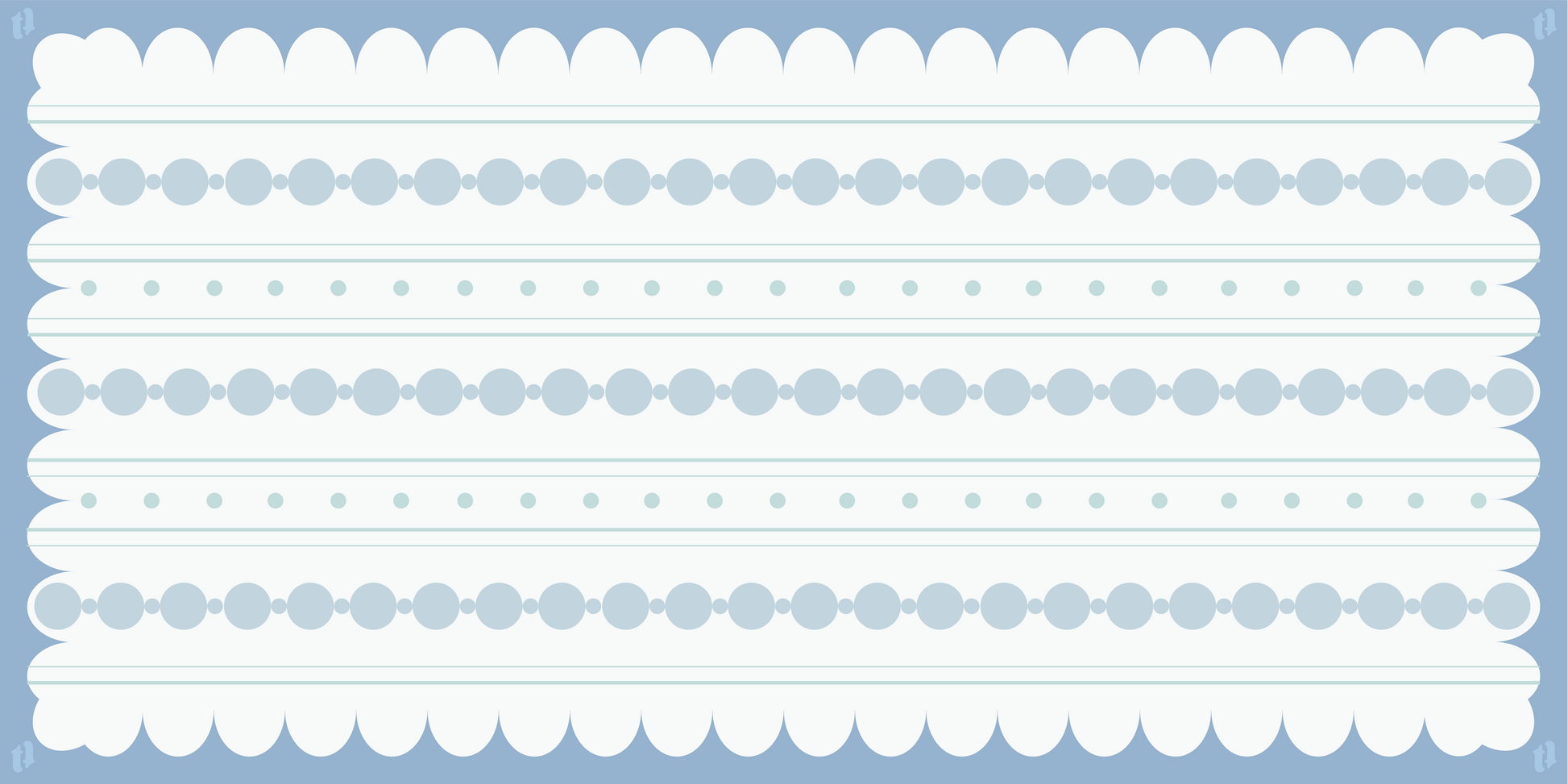Tapetinho de EVA Blue Bubbles Stripes Tini Tiny — tapete infantil premium feito no Brasil
