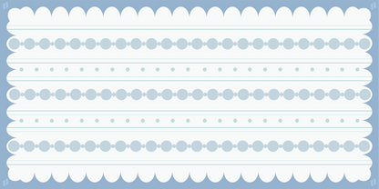 Tapetinho de EVA Blue Bubbles Stripes Tini Tiny — tapete infantil premium feito no Brasil