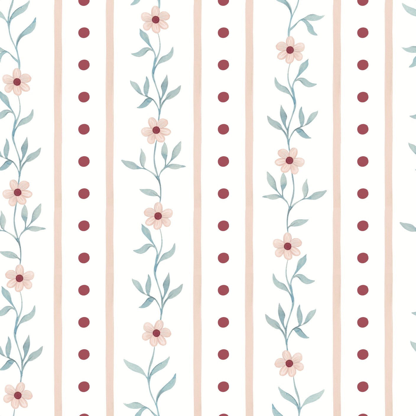 Tapetinho Collab Mariana Jabur - Blossom Stripe