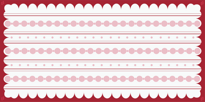 Tapetinho Collab Coolect - Pink Bubbles Stripes