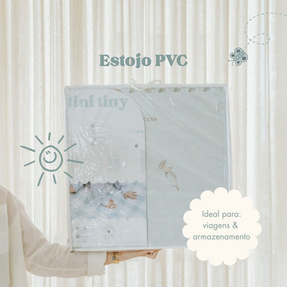 Embalagem Embalagem Estojo PVC  Tini Tiny para Viagem e armazenamento — tapetinho de EVA feito no Brasil, entrega cuidadosa