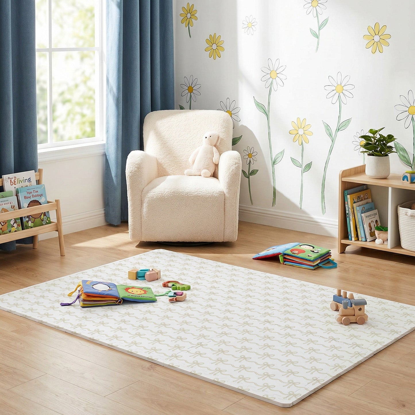 Tapetinho Tiny Bows - Tapete Infantil de EVA Premium