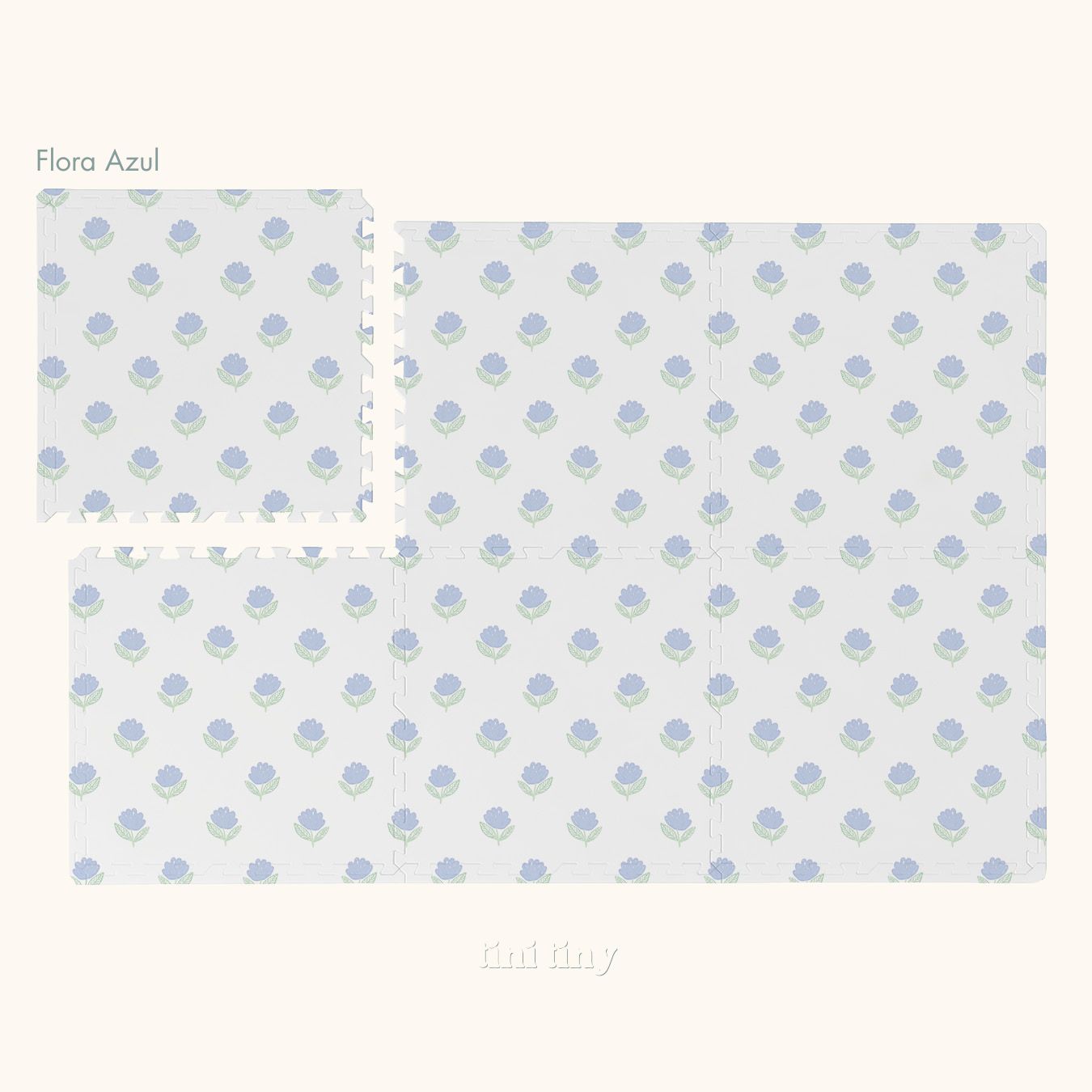 Tapetinho modular Tini Tiny — disponível em 5 tamanhos, montagem flexível