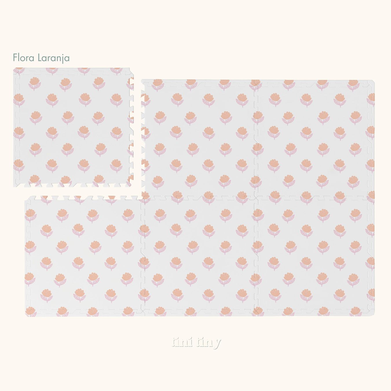 Tapetinho modular Tini Tiny — disponível em 5 tamanhos, montagem flexível