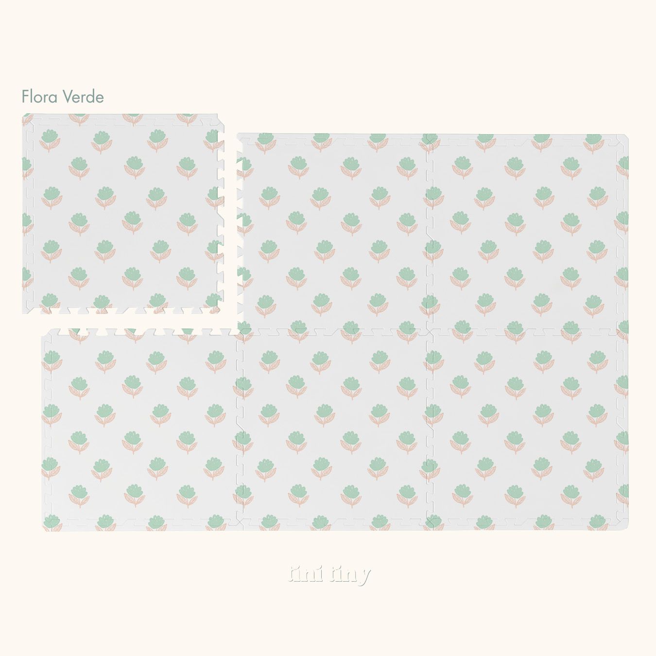 Tapetinho modular Tini Tiny — disponível em 5 tamanhos, montagem flexível