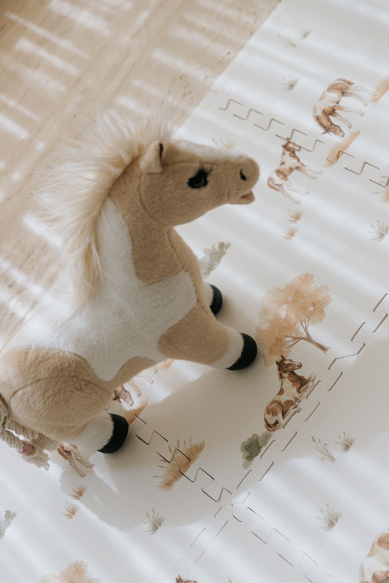 Tapetinho Cavalos - Tapete Infantil de EVA Premium