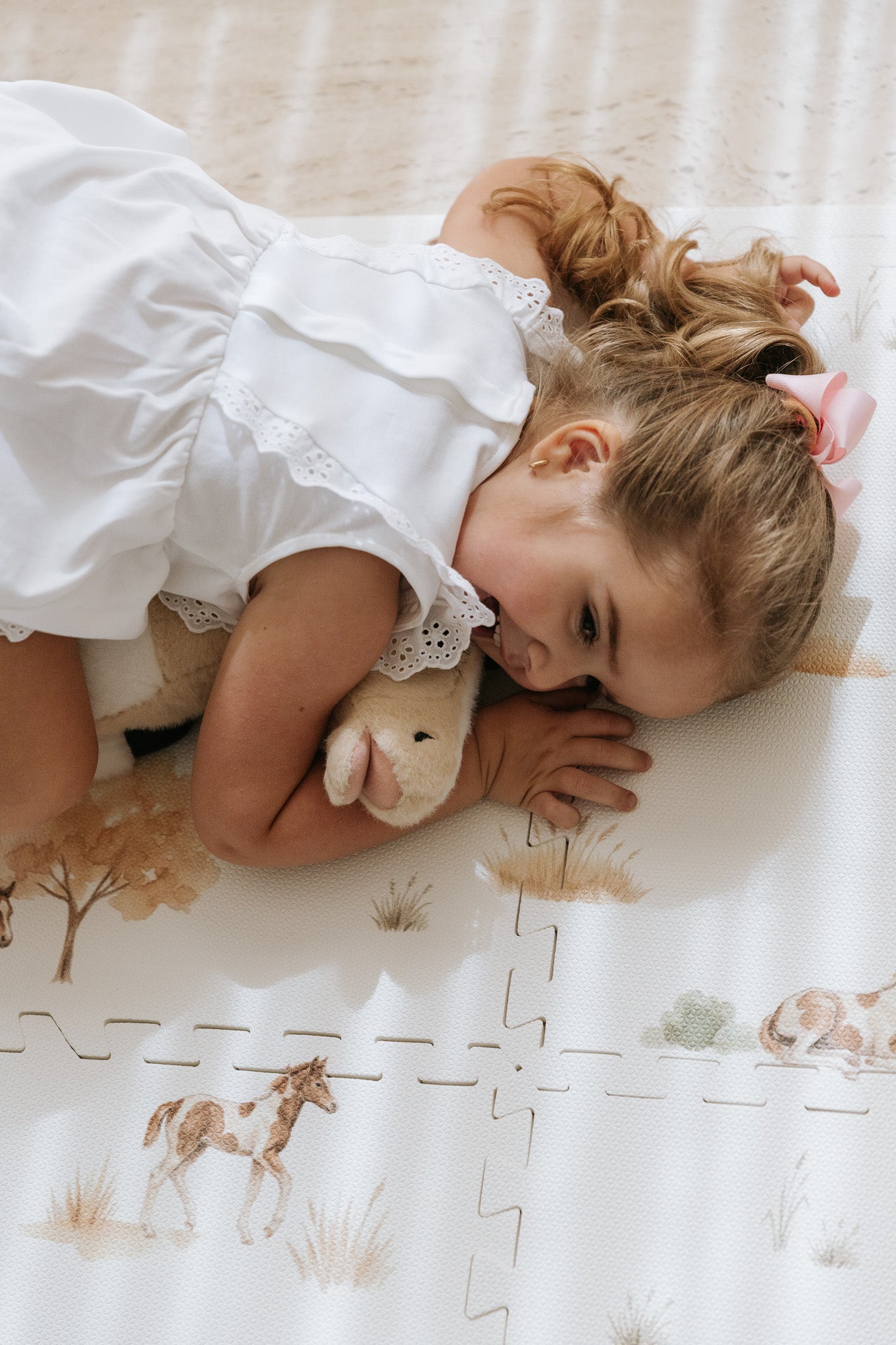 Tapetinho Cavalos - Tapete Infantil de EVA Premium
