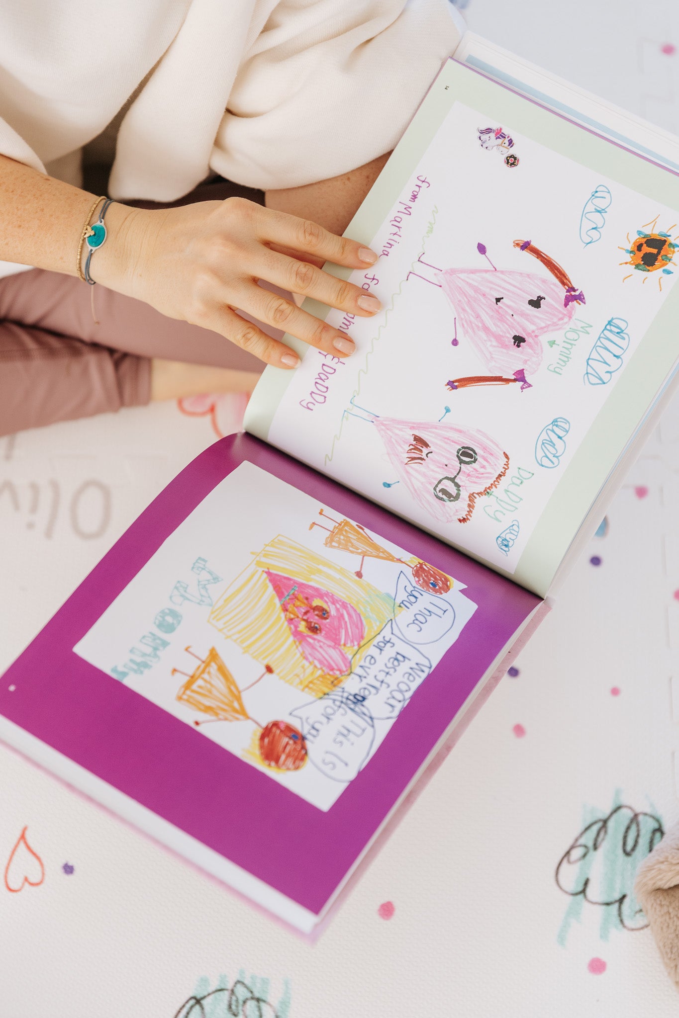 Tapetinho Doodles Collab guardei.co - Tapete Infantil de EVA Premium