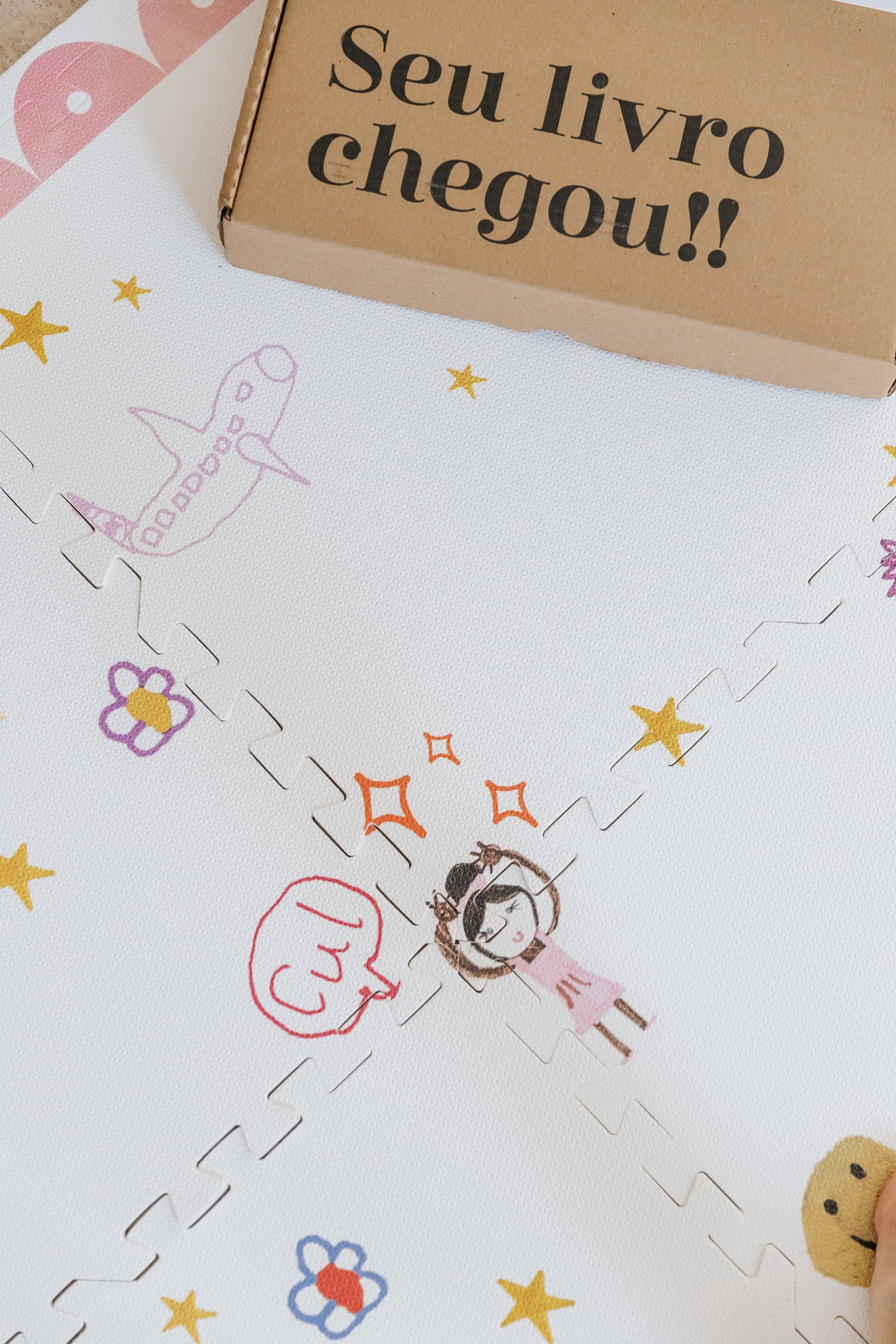 Tapetinho Doodles Collab guardei.co - Tapete Infantil de EVA Premium