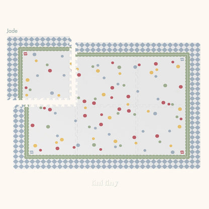Tapetinho modular Tini Tiny — disponível em 5 tamanhos, montagem flexível