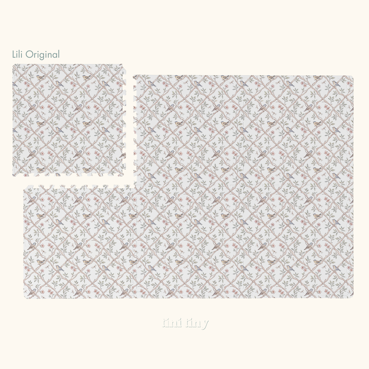Tapetinho modular Tini Tiny — disponível em 5 tamanhos, montagem flexível