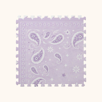 Tapetinho de EVA Bandana Lilás Tini Tiny — tapete infantil premium feito no Brasil