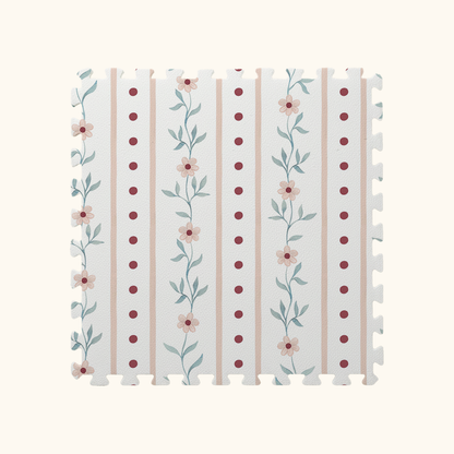 Tapetinho de EVA Blossom Stripes Tini Tiny — tapete infantil premium feito no Brasil