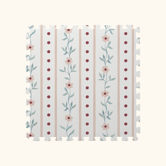 Tapetinho de EVA Blossom Stripes Tini Tiny — tapete infantil premium feito no Brasil
