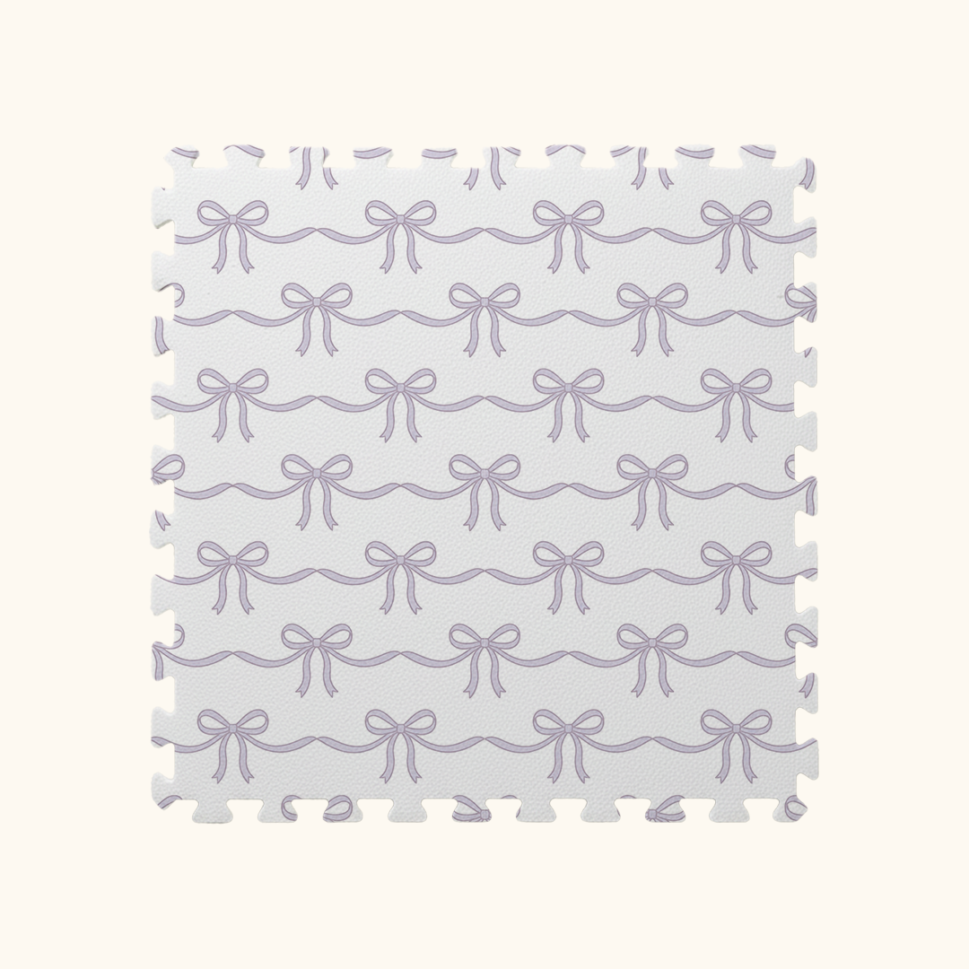 Tapetinho de EVA Tiny Bows Lilás Tini Tiny — tapete infantil premium feito no Brasil