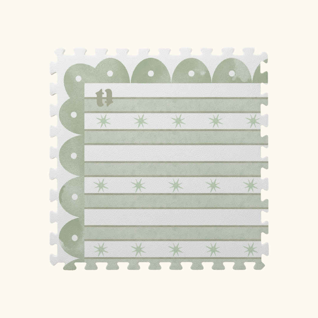 Tapetinho de EVA Tiny Constellation Verde Tini Tiny — tapete infantil premium feito no Brasil