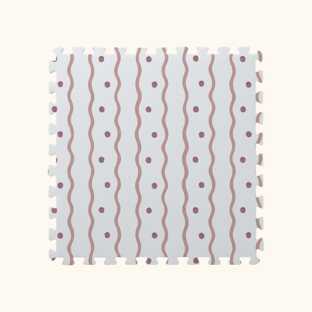 Tapetinho de EVA Ottoline Rosa Tini Tiny — tapete infantil premium feito no Brasil