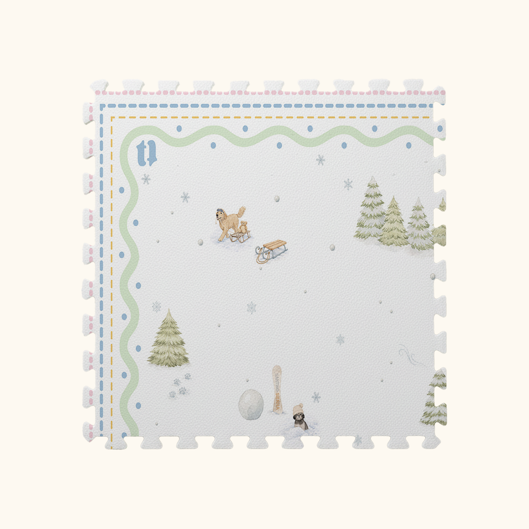 Tapetinho de EVA Snow Animal Tini Tiny — tapete infantil premium feito no Brasil