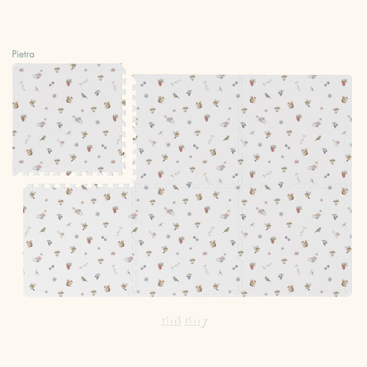 Tapetinho modular Tini Tiny — disponível em 5 tamanhos, montagem flexível