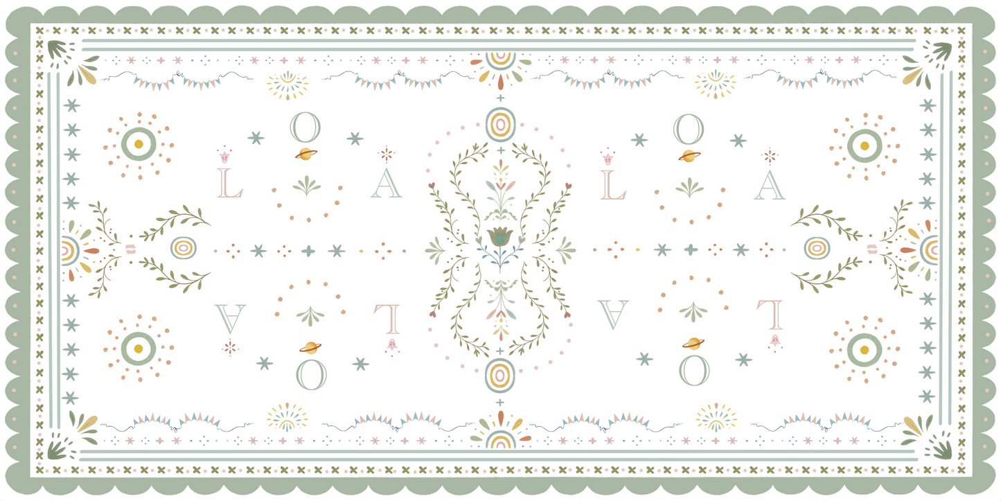 Tapetinho Estampa Tini Tiny - Família Pierrot