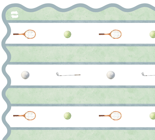 Tapetinho Estampa Tini Tiny - Tennis & Golf