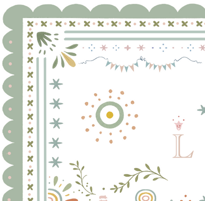 Tapetinho Estampa Tini Tiny - Família Pierrot