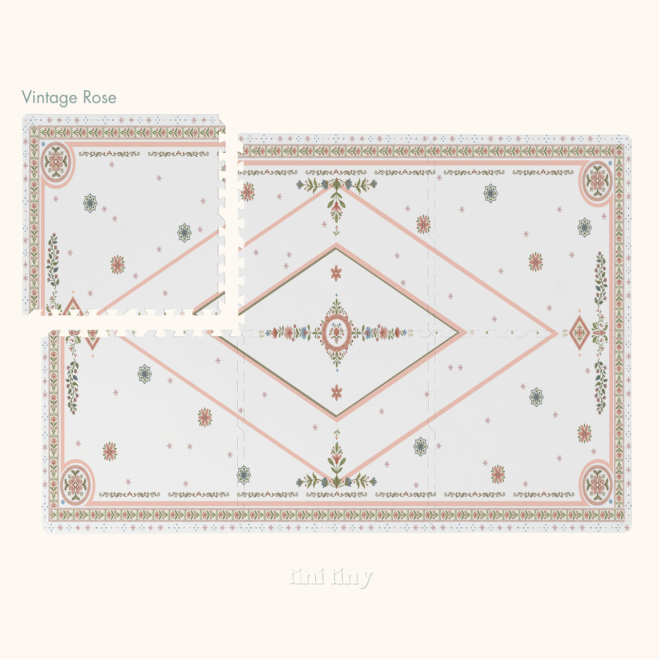 Tapetinho modular Tini Tiny — disponível em 5 tamanhos, montagem flexível