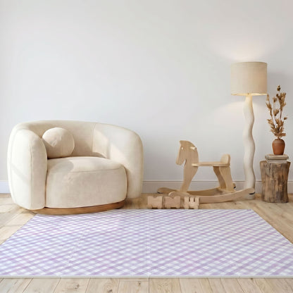Tapetinho Diagonal Vichy - Tapete Infantil de EVA Premium