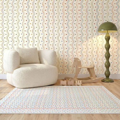 Tapete infantil Fun Tini Tiny e Tom Wallpapers  no quarto de bebê — tapetinho de EVA premium