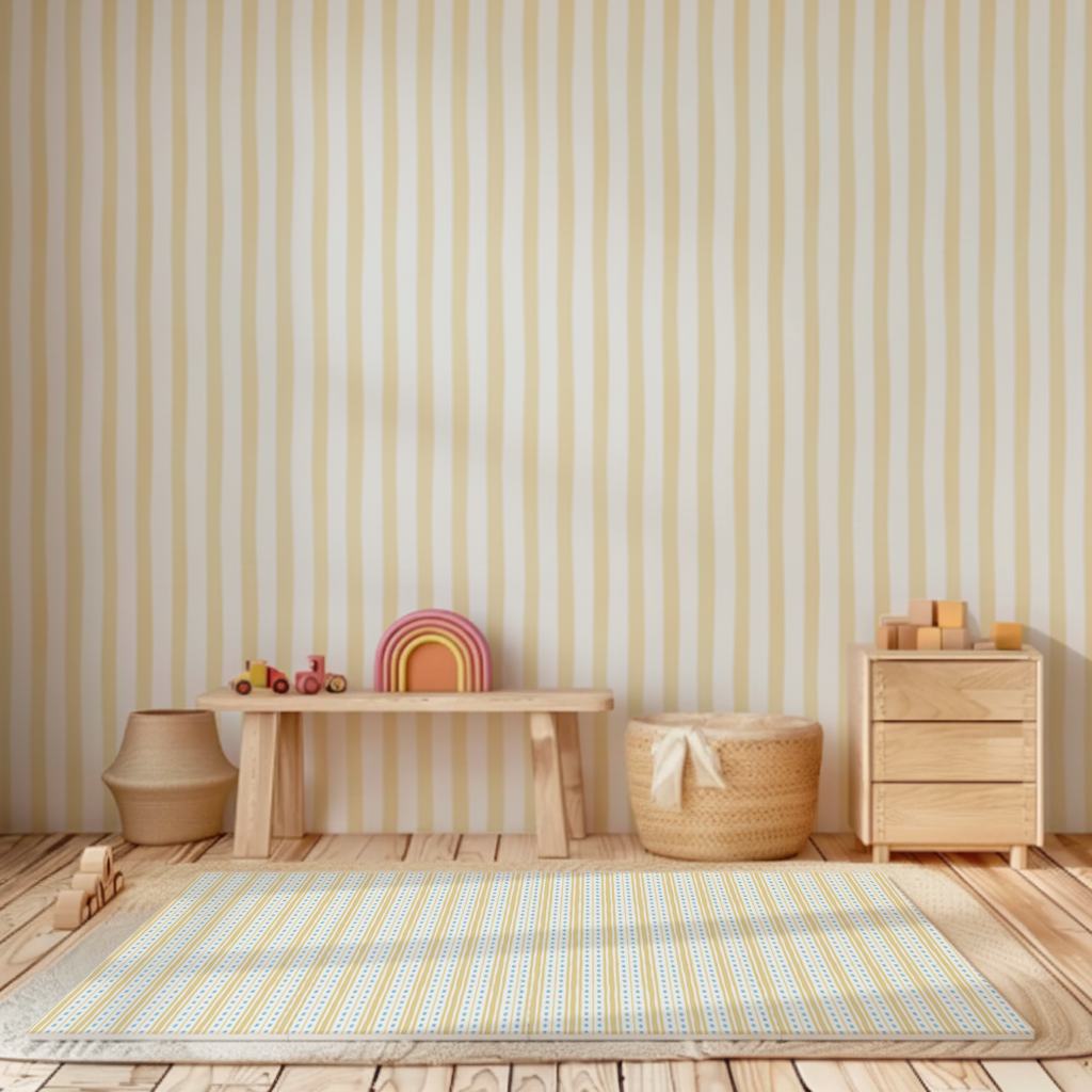 Tapetinhos Collab Mariana Jabur - Listrado Bolinhas