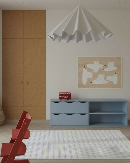 Tapetinhos Collab Mariana Jabur - Listrado Bolinhas