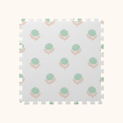 Tapetinho de EVA Flora Verde Tini Tiny — tapete infantil premium feito no Brasil