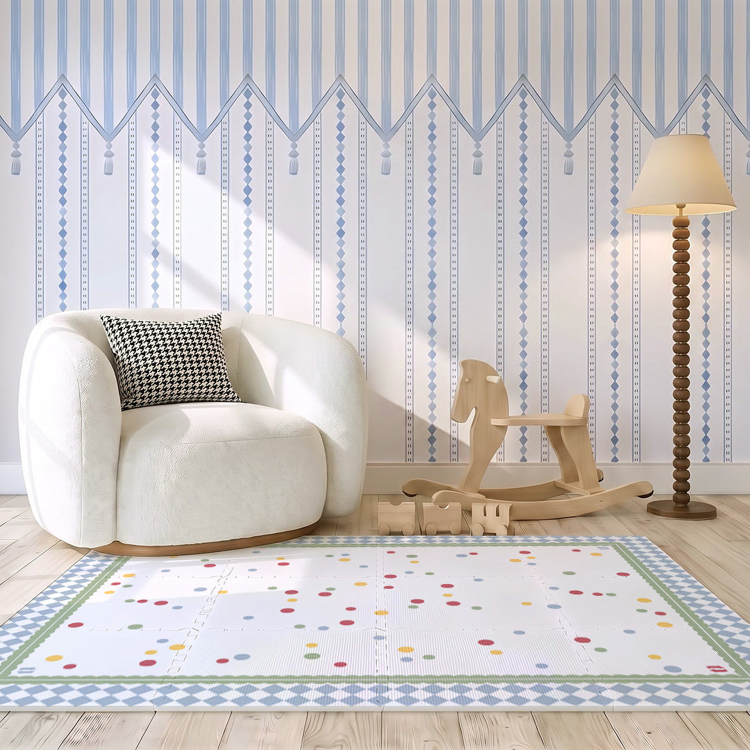 Tapete infantil Jade Tini Tiny no quarto de bebê — tapetinho de EVA premium