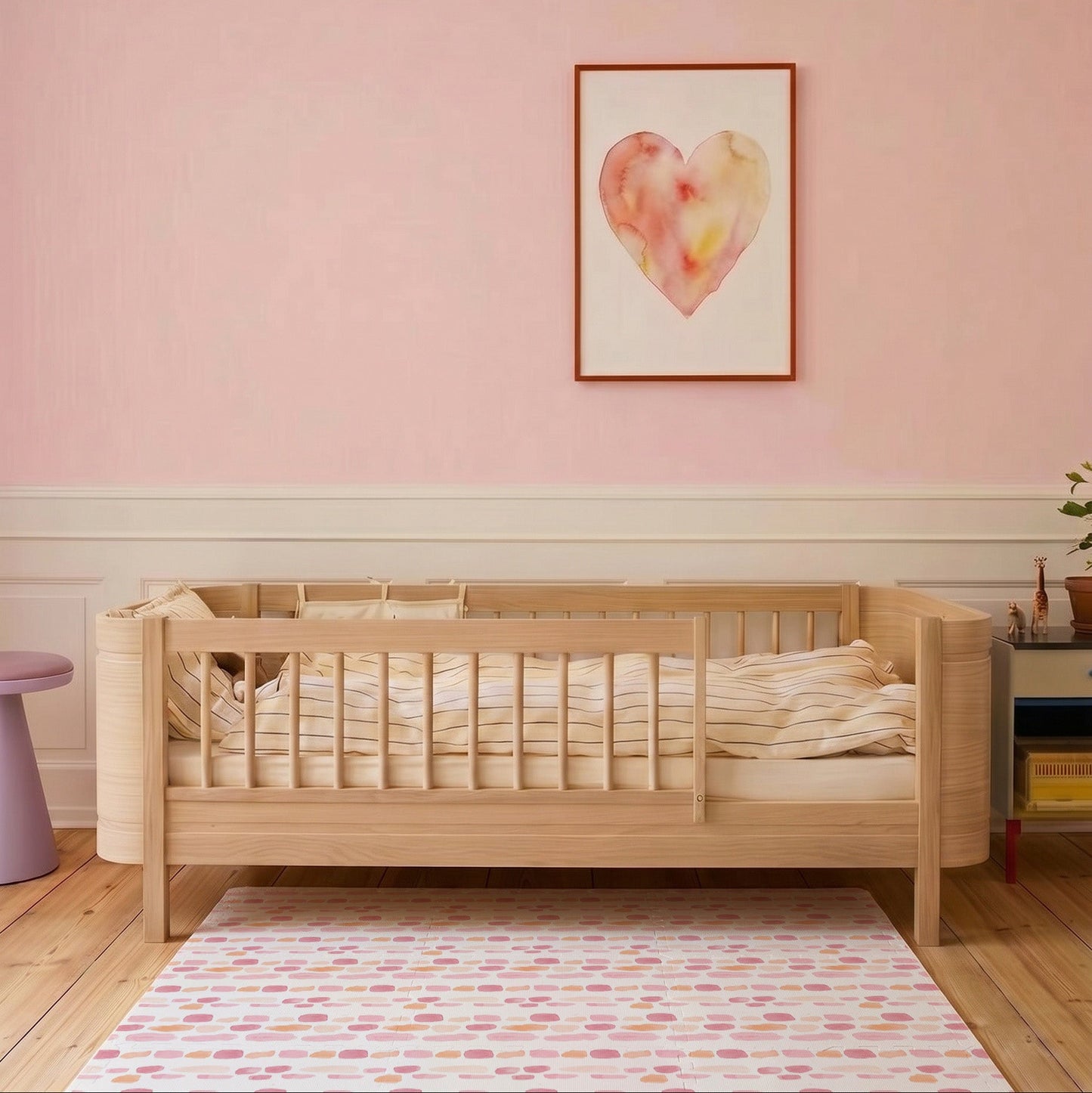 Tapete infantil Tapetinhos Tini Tiny no quarto de bebê — tapetinho de EVA premium